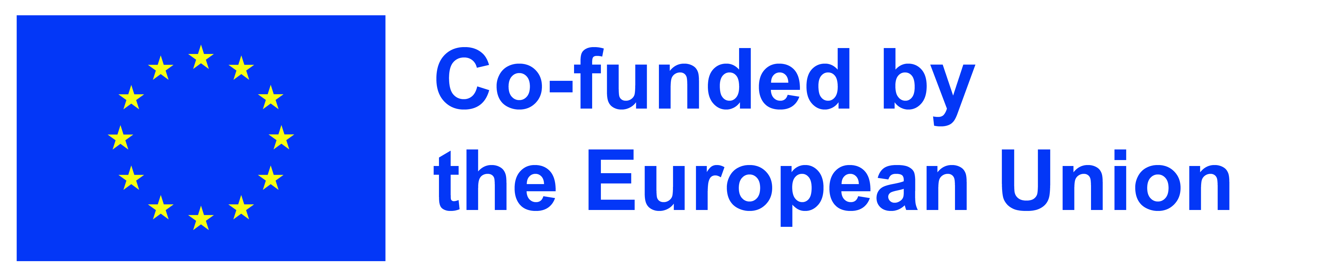 European union logo and a text: Co-funded by the European Union