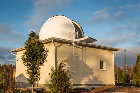 The new SLR observatory at Metsähovi.