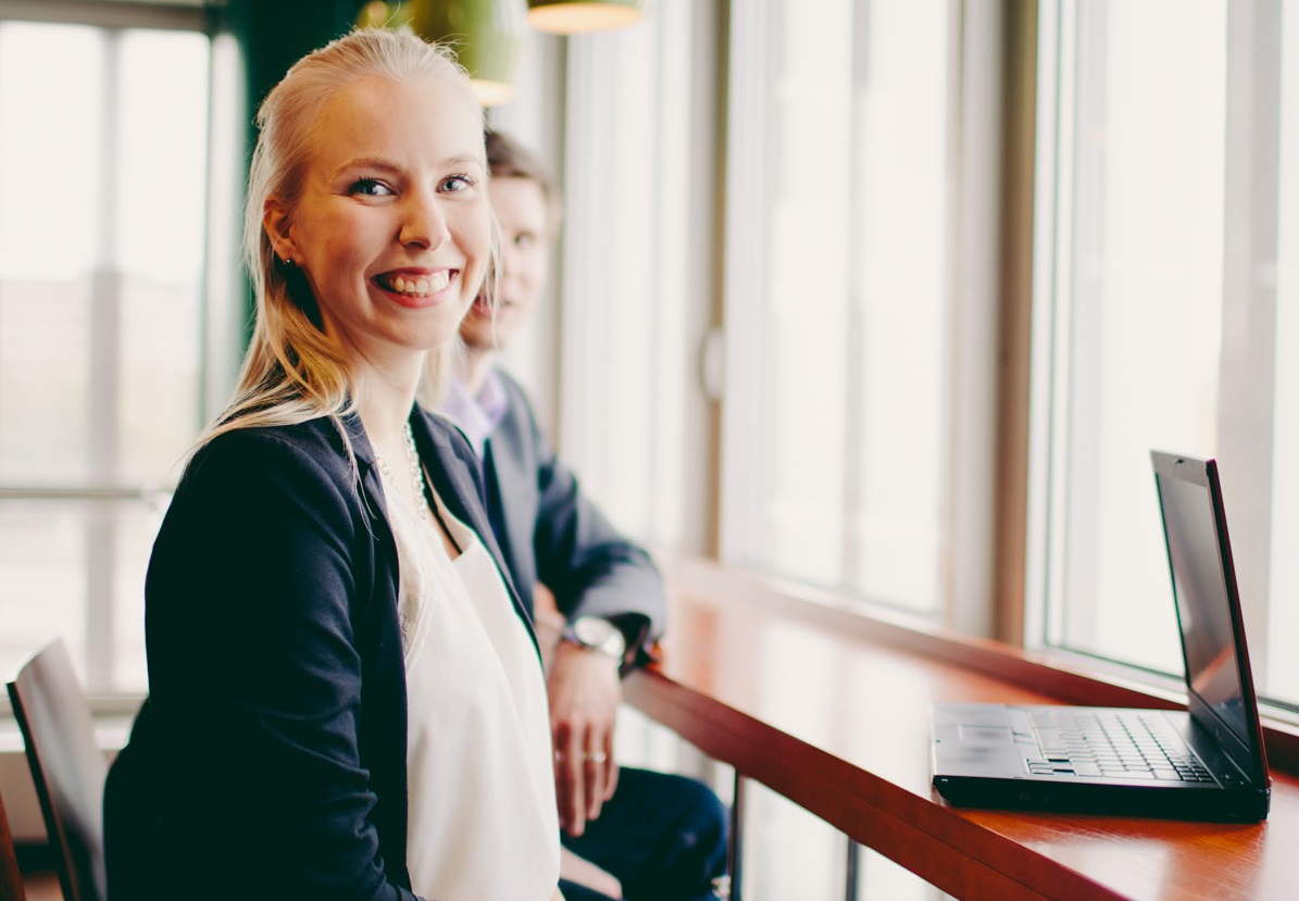 På jobbet