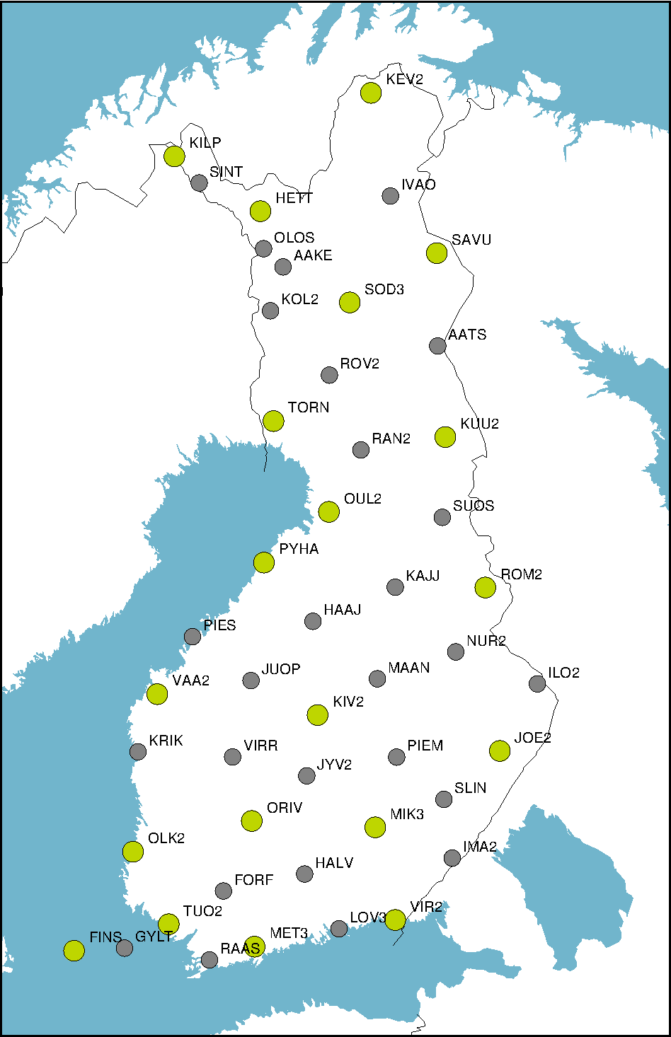 Finnref stations