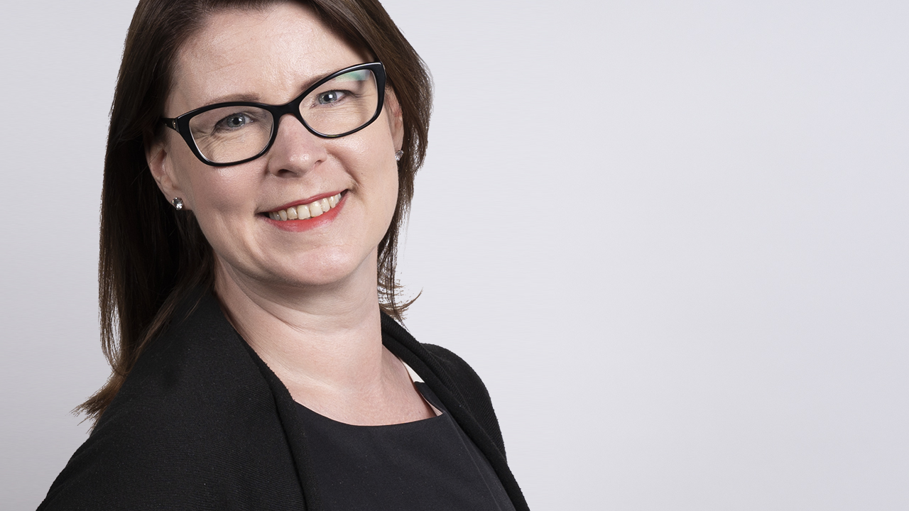 Maanmittauslaitoksen viestintä- ja vastuullisuusjohtaja Maija Ilvonen.