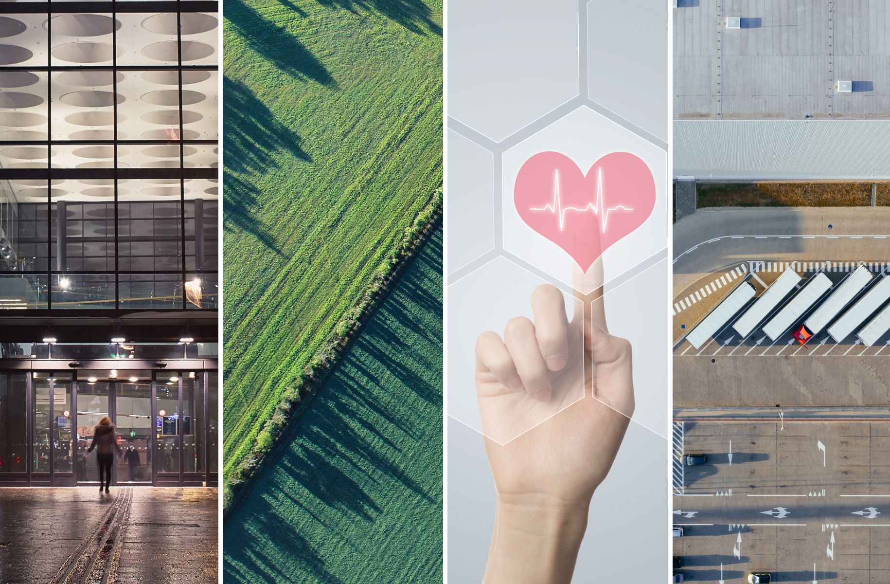 Themes of Location Innovation Hub: the built environment, bioeconomy, health and wellbeing, and transport, logistics and traffic.