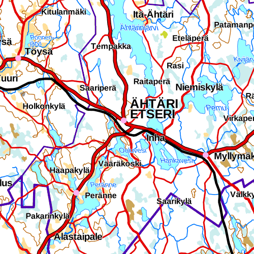 Maastokartta, resoluutio 32 m/px