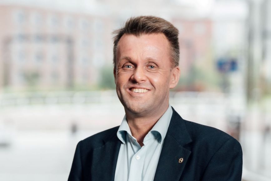 Överdirektören för Lantmäteriverkets Geodatacentral, professor Jarkko Koskinen