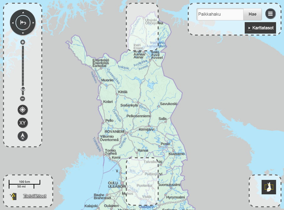 Työkalujen oma asettelu