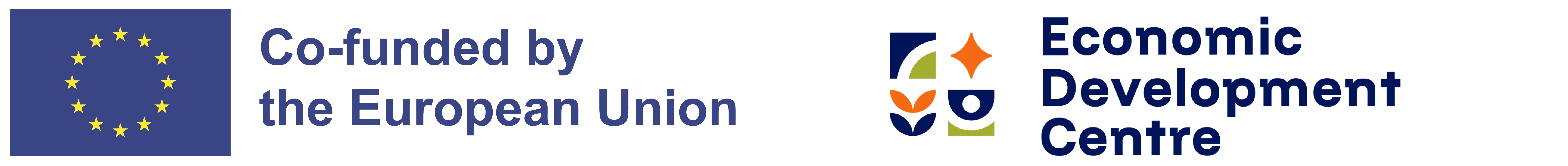 Co-funded by the European Union and Economic Development Centre logos. 