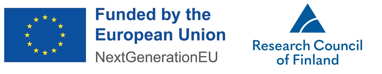 European Union logo and text: Funded by the European Union. Research Council of Finland logo and text.