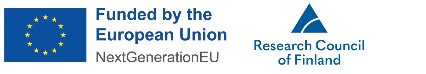 European Union logo and text: Funded by the European Union. Research Council of Finland logo and text.
