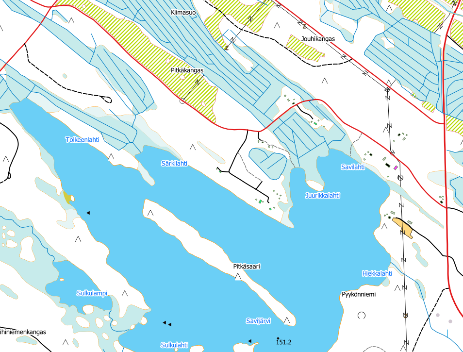 Esimerkki QGIS-tyyleistä