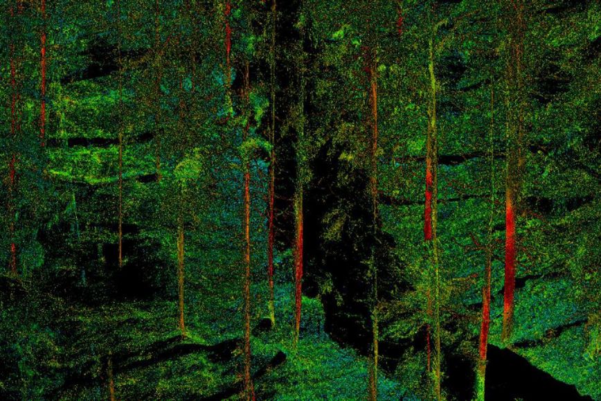 Multispectral pointclouds.