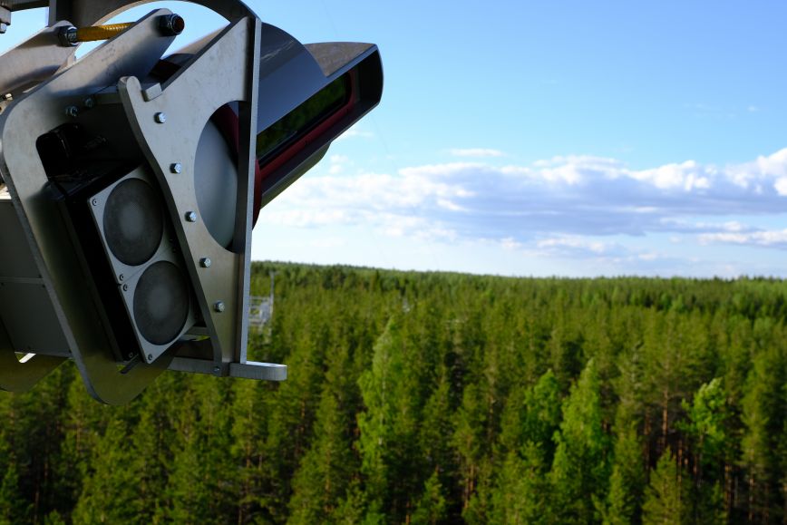 A laser scanner and some forest.