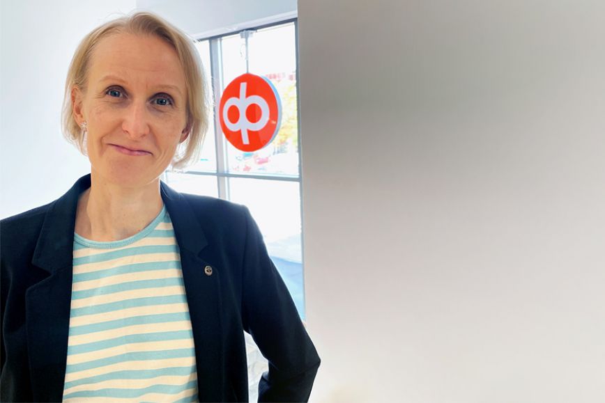 Kainuun Osuuspankin luottopäällikkö Riikka Meriläinen.