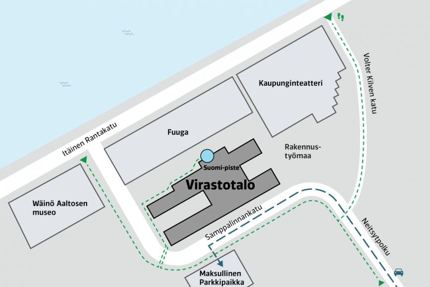 Saapumisohje Turun toimipisteeseen.