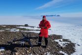 Research professor Antero Kukko at the South Pole 2022