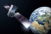 Galileo-satelliitti Maan kiertoradalla