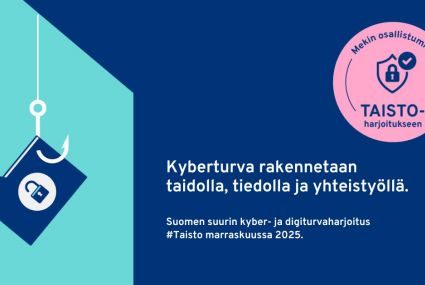 Taisto-harjoituksen kuvituskuva kansiosta jossa on koukku